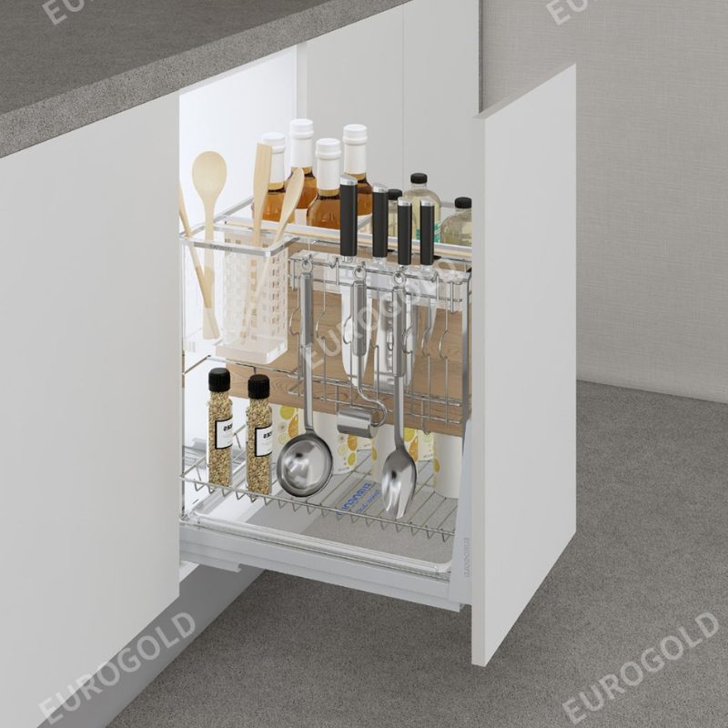 Giá dao thớt inox nan vuông Eurogold ERV5435VX