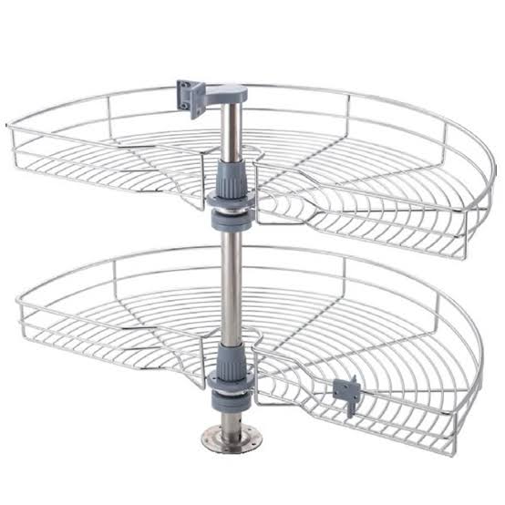 Mâm xoay inox nan tròn 180 độ EXT18080 chính hãng Eurogold