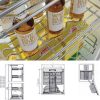 Tủ kho nan Oval cánh mở Eurogold EKO13460 4 tầng